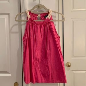 J. Crew halter top with nautical rope detail